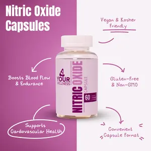 Nitric Oxide Booster - Nitric Oxide Supplement for Blood Circulation and Blood Flow, Gluten Free, Non-GMO, Kosher Healthcare Dietary