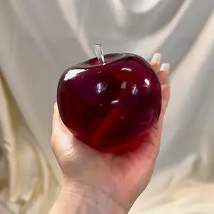 Red Crystal Apple Squishy Toy