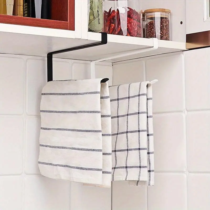 1pc Hanging Toilet Paper Holder Roll Paper Holder Shelf Bathroom Accessory Towel Rack Stand Kitchen Wall Stand Rack Home Storage Racks Hanger Bathroom Organizer Bathroom Organization