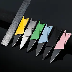 3PC, Metal upgraded version, Fruit Knife Folding, Credit Card Knife, Camping Thin Micro , Knives Fruit Knife Folding Credit Card Knife Black Wallet Razor Sharp Camping Thin Micro Knives
