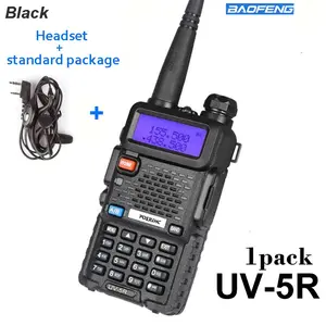 1PCS Baofeng UV-5r Walkie Talkie, 5w Amateur Radio, Dual Band, USB Rechargeable, 1800mah Li-Ion Battery, Outdoor, Hunting, Camping, Chirp Support
