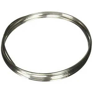Beadalon 180S-218 18-Gauge Stainless Steel Square Bright Wire for Jewelry Making, 1.75m