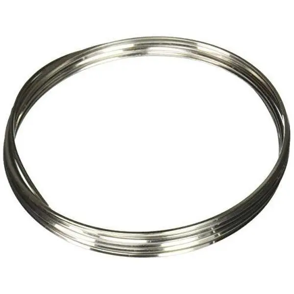 Beadalon 180S-218 18-Gauge Stainless Steel Square Bright Wire for Jewelry Making, 1.75m