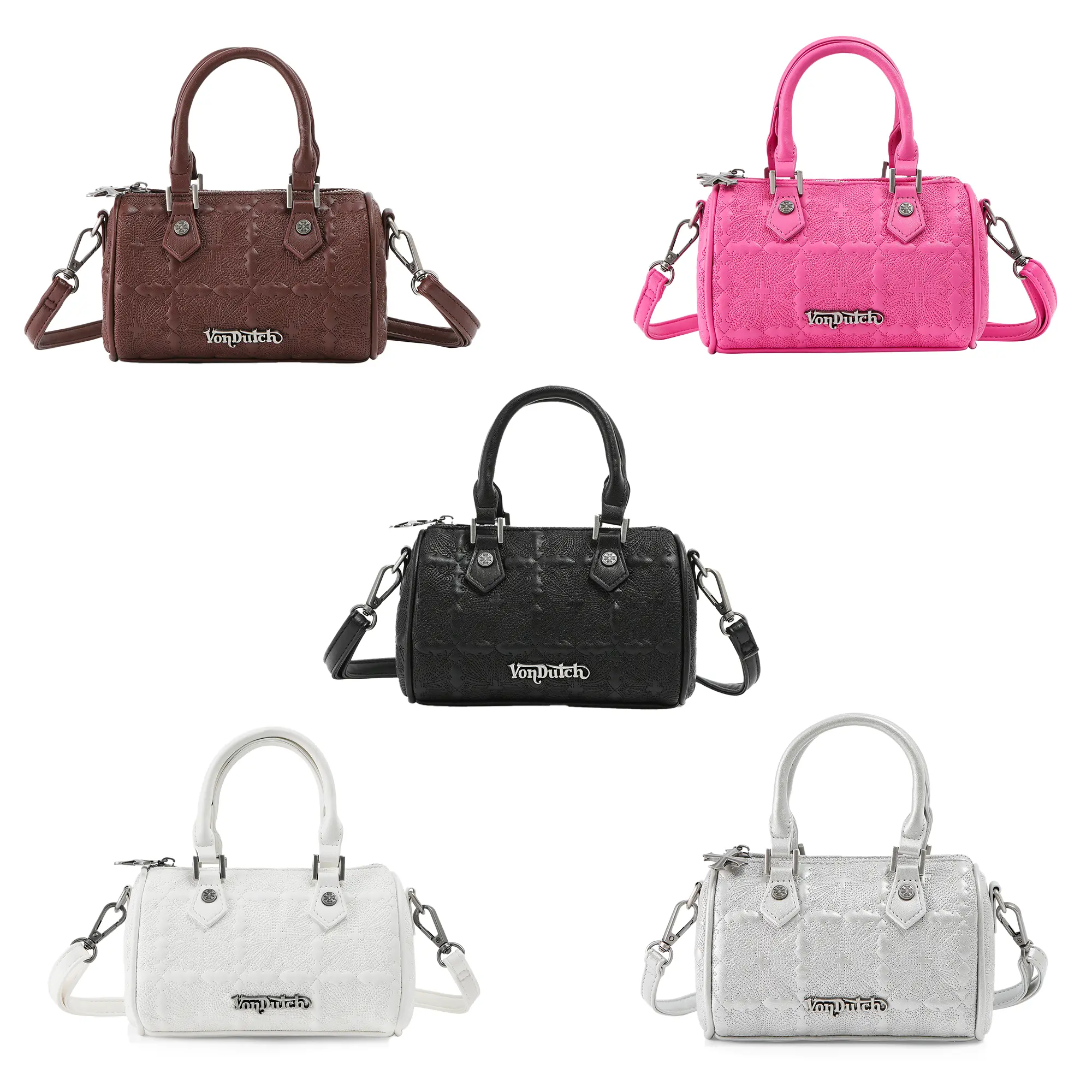 Von Dutch Embroidered Hanna Chopper Bags-Full Collection Von Dutch Embroidered Hanna Chopper Bags-Full Collection