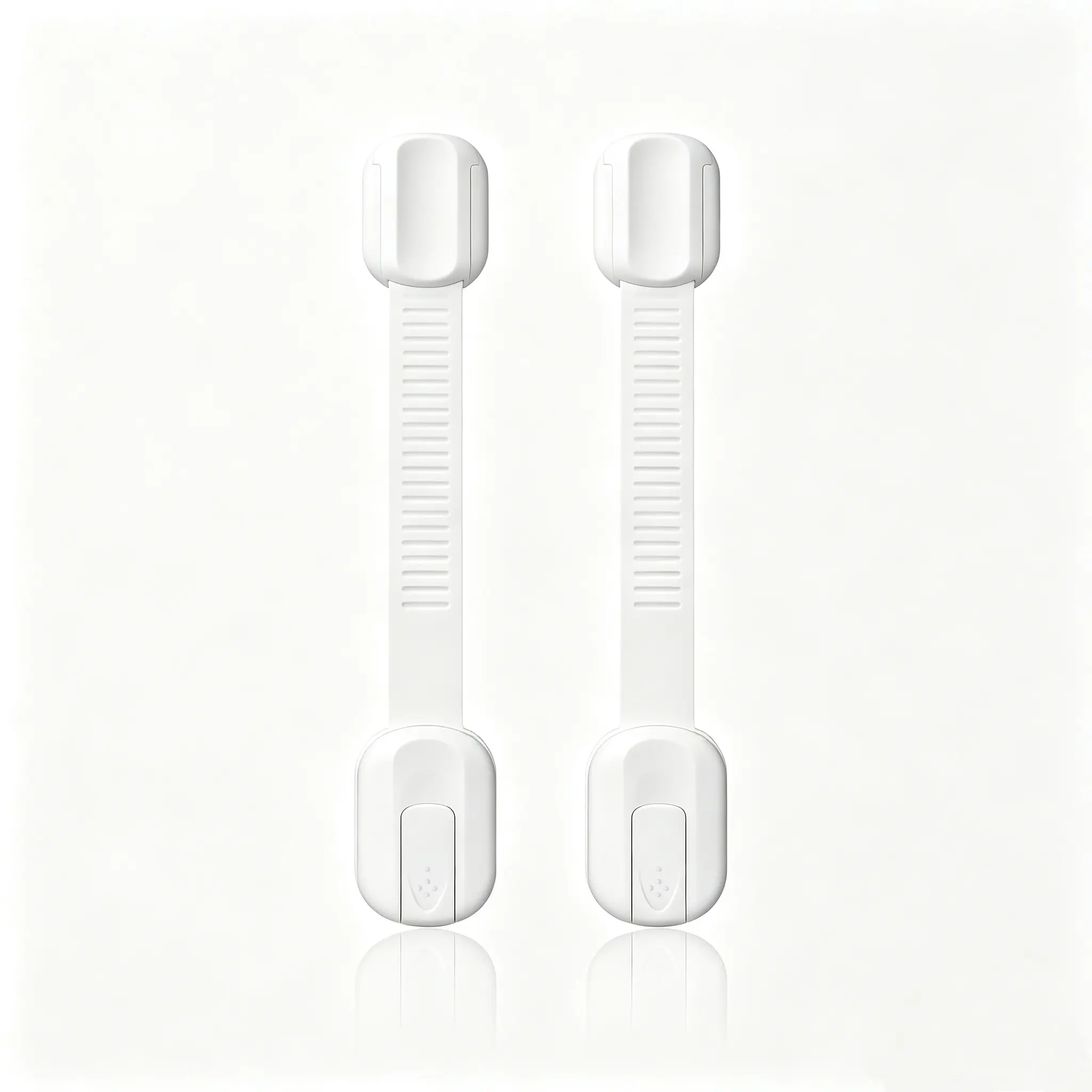 Baby Proofing Cabinet Locks (2 Pack) -  Adhesive Child Proof Cabinet Locks, No Drill Child Safety Locks for Cabinets, Drawers, Fridge, Oven, Toilet Seat