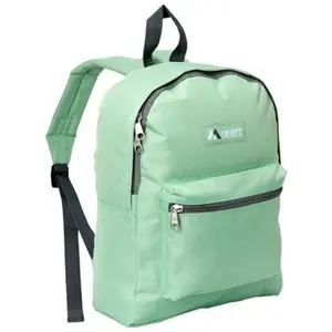 212 MAIN Everest Basic Backpack - Jade Color, Spacious Streamlined Design, Easy Access, Zipper Closure