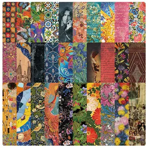 30 Unique Art Bookmarks, Minimalist Style, Artistic and Creative Paper Bookmarks, Small Cards, Book Decoration Cards, Reading Annotation Cards