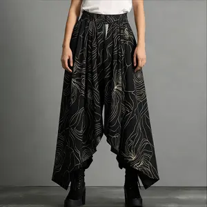 INCERUN Spring/Summer Men's Fashion Men's Stylish Print Design Skirt