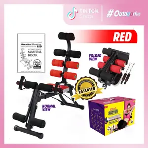 Magic BB Ab Workout Equipment Foldable & Adjustable Workout Bench for Home Gym with 22 Ways to Exercise, Core Strength Training & Abdominal Exercise Trainers,OutdoorFun,Father's Day Gift