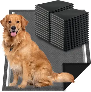 Charcoal Dog Pee Pads XL 40 Count, Extra Large Puppy Training Pads with Odor Control, Super Absorbent Disposable Potty Pads 24" x 24"