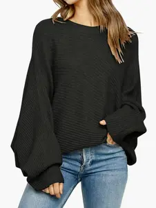 Women’s Solid Round Neck Sweater