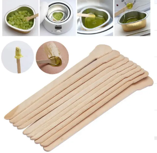 Hair Removal Stick, Wooden Tool for Waxing