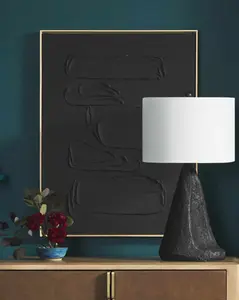 Tasquillo Black Artwork on Canvas