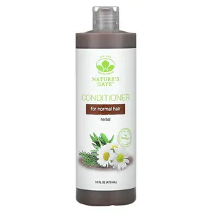 Mild By Nature (Nature's Gate), Herbal Conditioner for Normal Hair, 16 fl oz (473 ml)