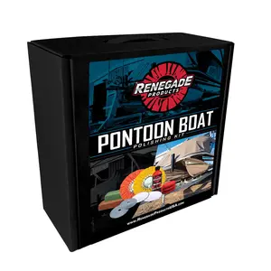 Renegade Products | Pontoon Boat Polishing Kit – Complete Aluminum Restoration System with Buffing Wheels, Compounds & Sanding Discs