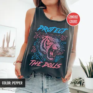 Protect The Dolls Tank Top Trans Rights Tank Top Pride 2025 Tank Top Resist Tank Top Feminist Tank Top Anti Trump Tank Social Justice Top