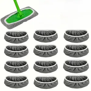 4/8/12 Pieces of Super Absorbent Mop Cloth, Dust Removal Mop Head, Suitable for Kitchen, Bedroom, and Commercial Use Home Cleaning Bundle