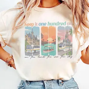 Magic Kingdom Family Trip Shirt Retro Theme Park Vacation Tee Pastel Park Day Outfit Vintage Travel Shirt for Adults Youths, Adult - Youth - Toddler Magic Kingdom Matching Trip