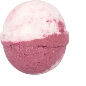 Strawberry Bliss Bath Bomb 5oz - Relaxing Bath Experience with Fragrant Aroma and Luxurious Texture