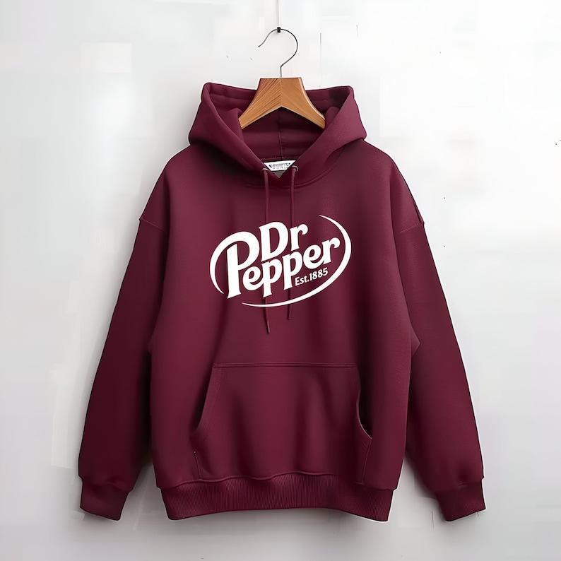 Dr Pepper Unisex Hoodie – Retro Vintage Style, Cozy Hoodie , Perfect Gift for Men & Women, Soda Lover Merch! - EVA RAMOS