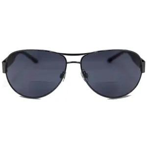 Stylin C Moore, Aviator Nearly Invisible Line Bifocal Sunglasses - CLEARANCE