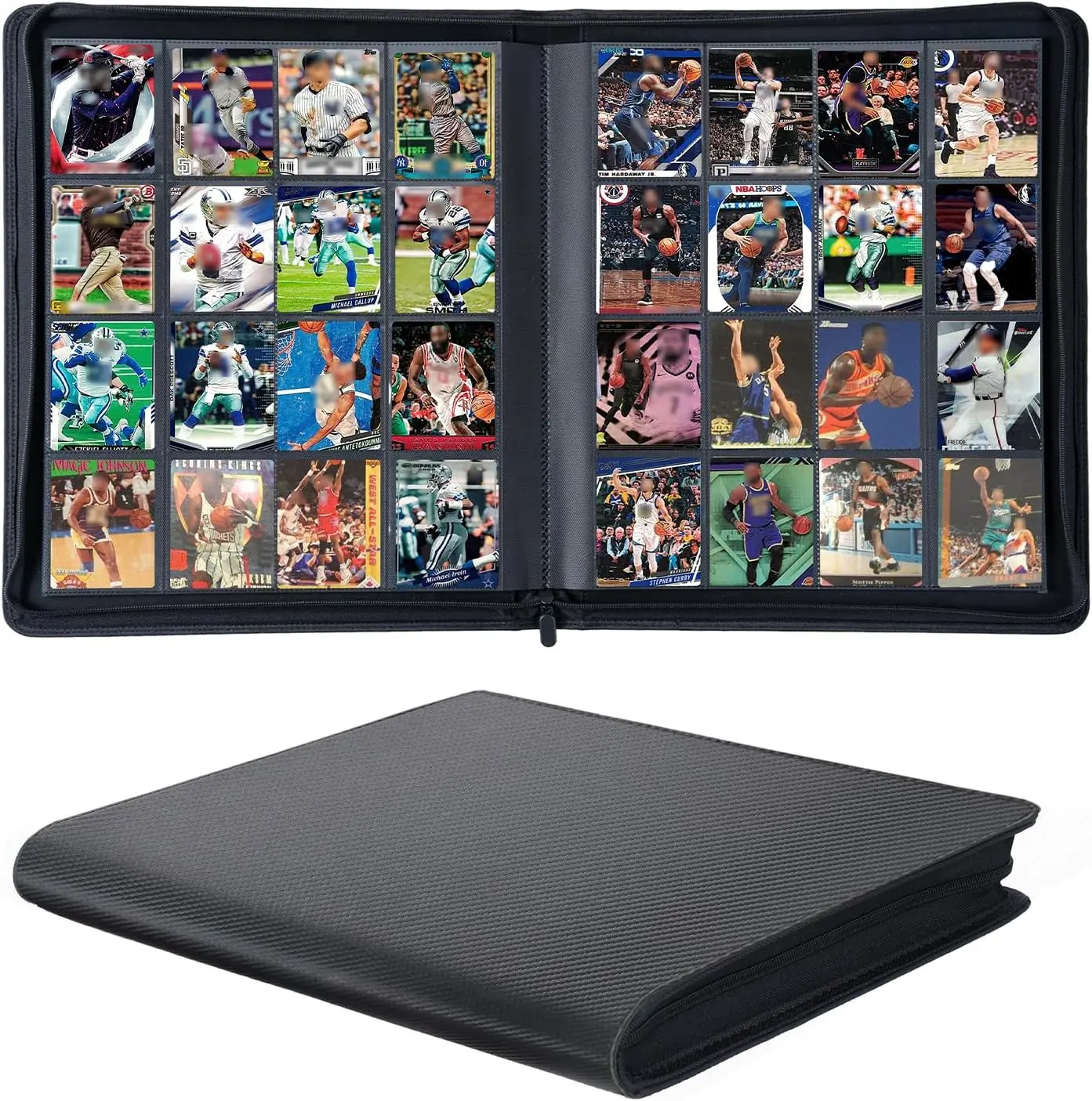 16 card binder Jumbo 16-Pocket Card Binder – Holds 1000+ Cards main image 1