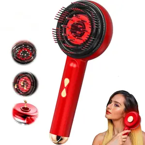 2 in 1 Head Massager Scalp Brush, Hair Oil Applicator, Portable Cordless Electric Scalp Massager, Surprise Gift for Friends and Family