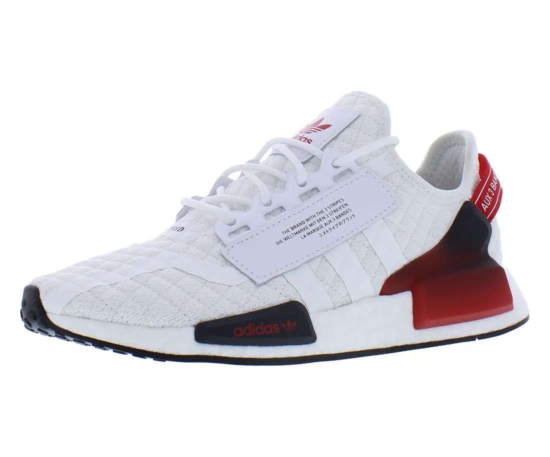 Adidas NMD R1 V2 Men's Athletic Trainer, Men's Sports Shoes, Performance Sneaker for Casual Footwear, Walking Shoes, Closed, Running