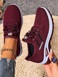 women's new casual sneakers, large size lightweight soft sole shoes, comfortable non-slip walking shoes, perfect for travel & leisure activities