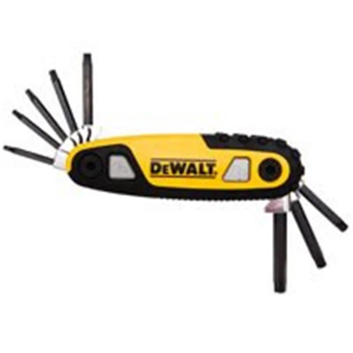 212 MAIN Multi-Size Star-Shape Folding Locking Hex Keys, Multifunctional Wrench Set, Locking Feature Tool Kit Set (Model DWHT70264)