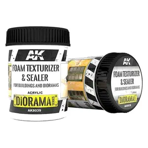 AK Interactive - Diorama - Foam Texturizer and Sealer (250ml) AK8039