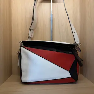 Pre-owned Loewe Puzzle Medium Multicolor Leather Handbag