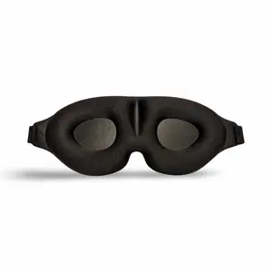 See Better MD 3D Luxury Black Out Sleep Mask - Memory Foam Blackout Mask for Uninterrupted Sleep and overnight dry eye