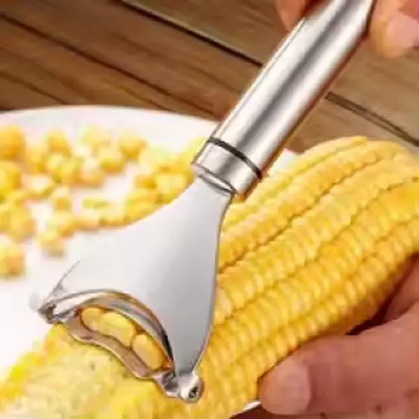 304 stainless steel corn thresher, peeler, slicer, cutter, multifunctional practical kitchen tool, suitable for corn threshing in home cooking and fishing