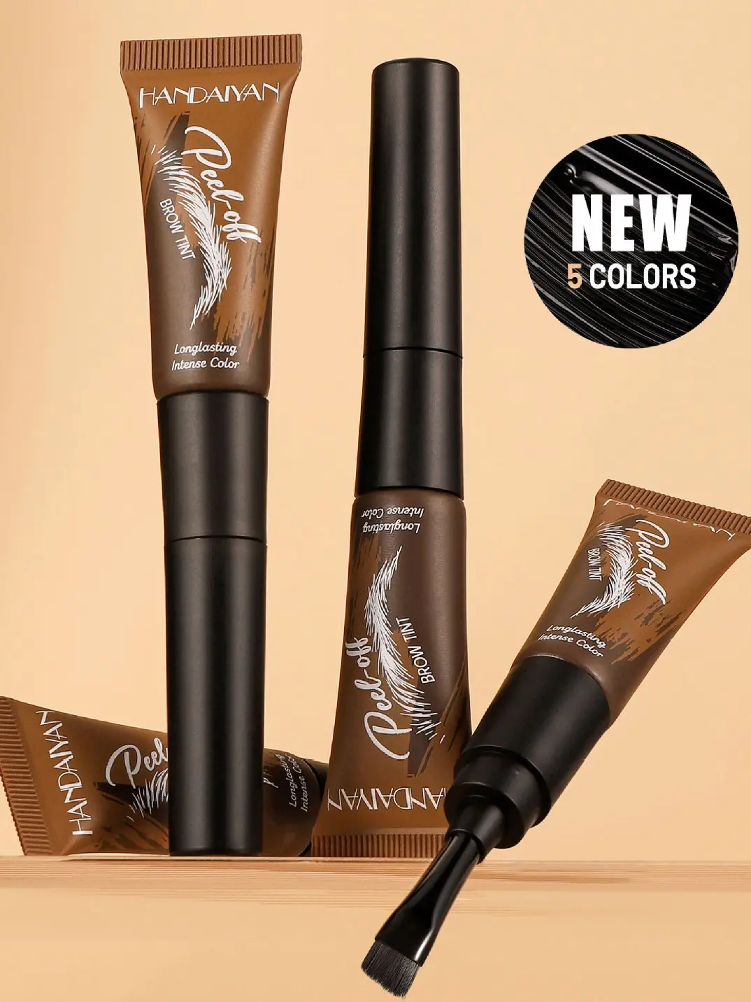 Brow Gel Tint Kit for a Professional Tattoo Brow Look - Waterproof, Smudge-Proof, and Long-Lasting Defining Formula, Permanent Makeup, 24-Hour Wear Eyebrow Gels, Adults, Color Enhancing Eyebrow Gels