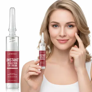 10ml - Instant Reduction Gentle Eye Cream - Hydrolyzed Collagen & Retinyl Palmitate Formula - Firming Lifting, Elasticity Improvement & Smooth - For All Skin Types Daily Use