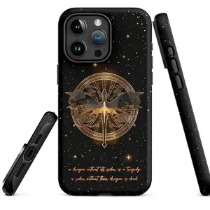 Fourth Wing Tough Case Tarin and Andarna Cover Compatible with iPhone X, 11, 12, 13, 14, 15, 16, 17 Plus Pro Promax & SS Galaxy S21-25 Series