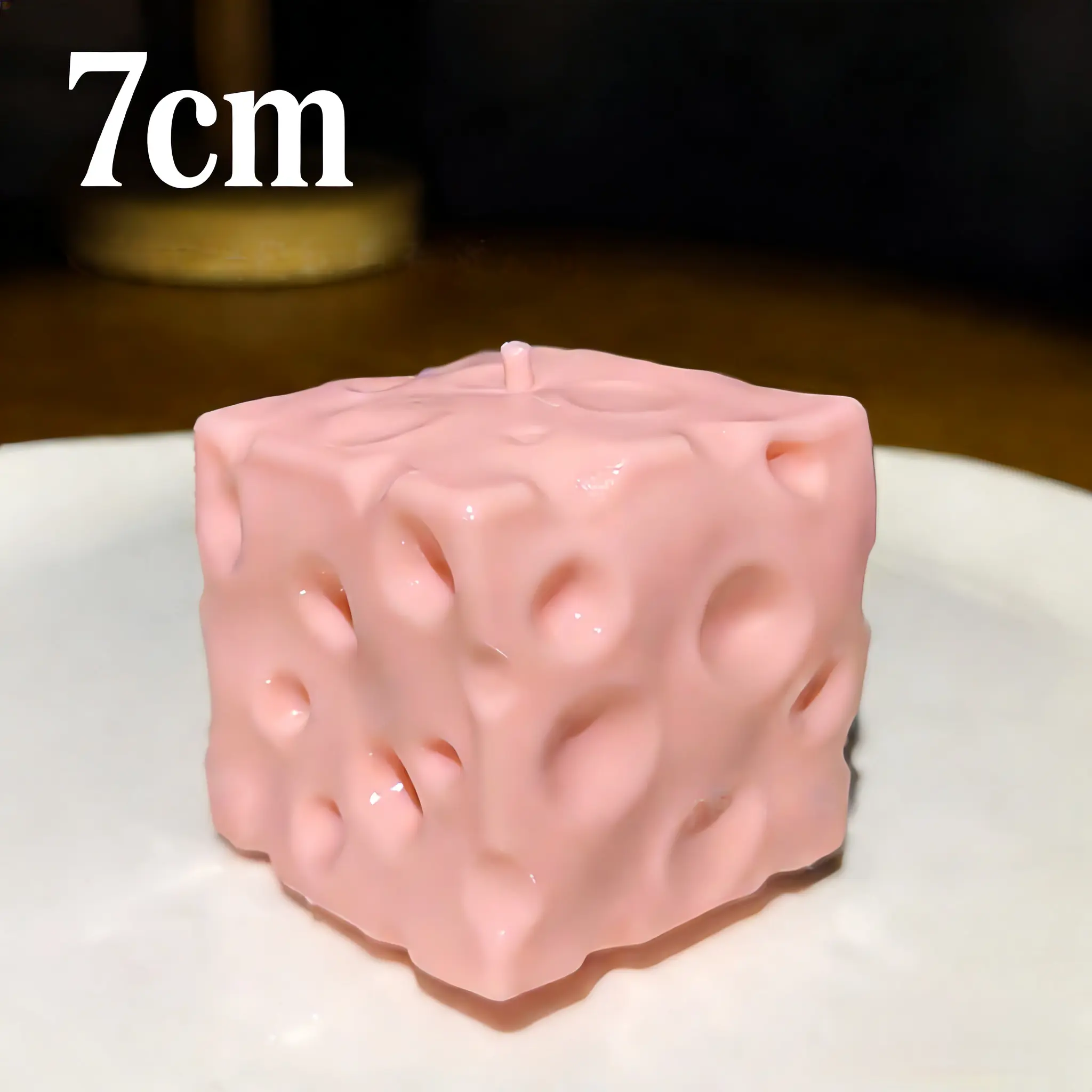 7cm Pink Vaseline Cheese (Bigger and squishier)