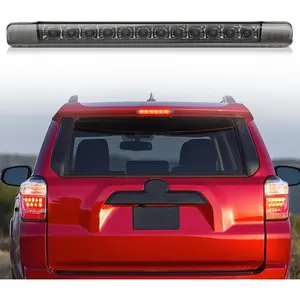 Nilight Third Brake Light Tail High Mount 3rd Stop Lights Smoked Lens for Toyota 4Runner 2010-2016 Highlander 2014-2016 Prius 2010-2015 Prius C Prius V 2012-2016 Sienna 2011-2016 Van SUV Rear Cab