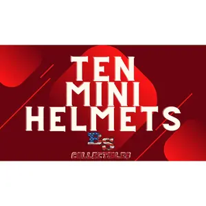 10 Factory Sealed Mini Helmet Break Pick Your Division!