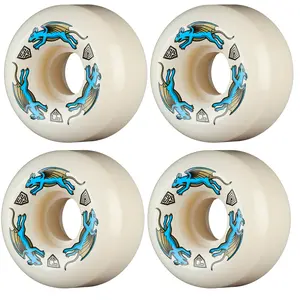 Powell Peralta Skateboard Wheels 52mm x 30mm Dragon Formula 97A AV5 Nano Rat Off White