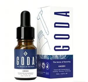 GODA For Her & Him Serenity Mini Perfume 15ml | Unisex Calming Floral Woody Fragrance with Lavender & Chamomile, Vegan & Cruelty-Free Relaxing Daily Scent