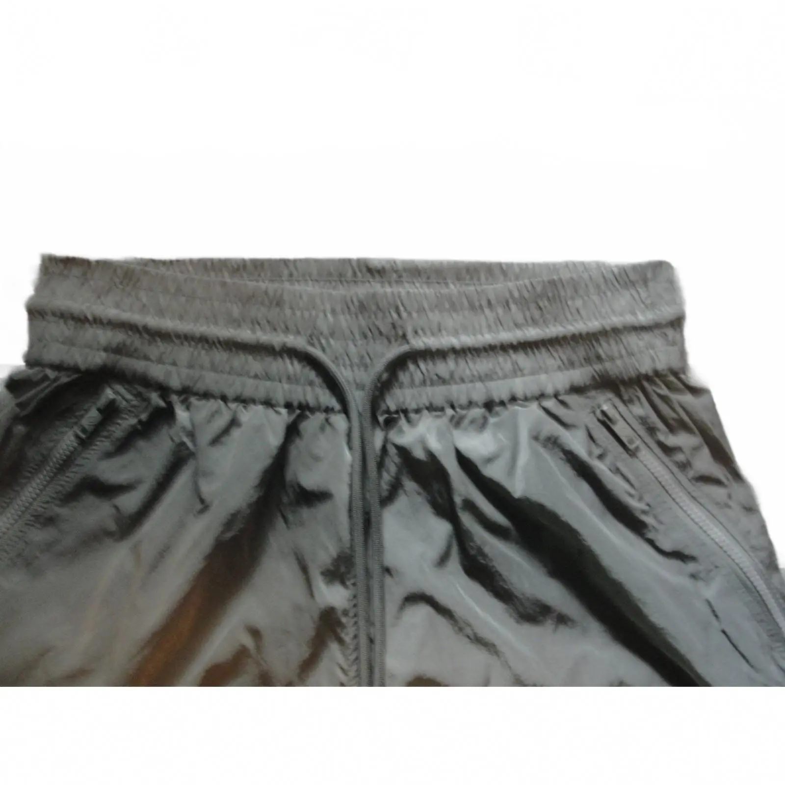 YPB Your Personal Best Gray Elastic Waist Drawstring Windbreaker size xs