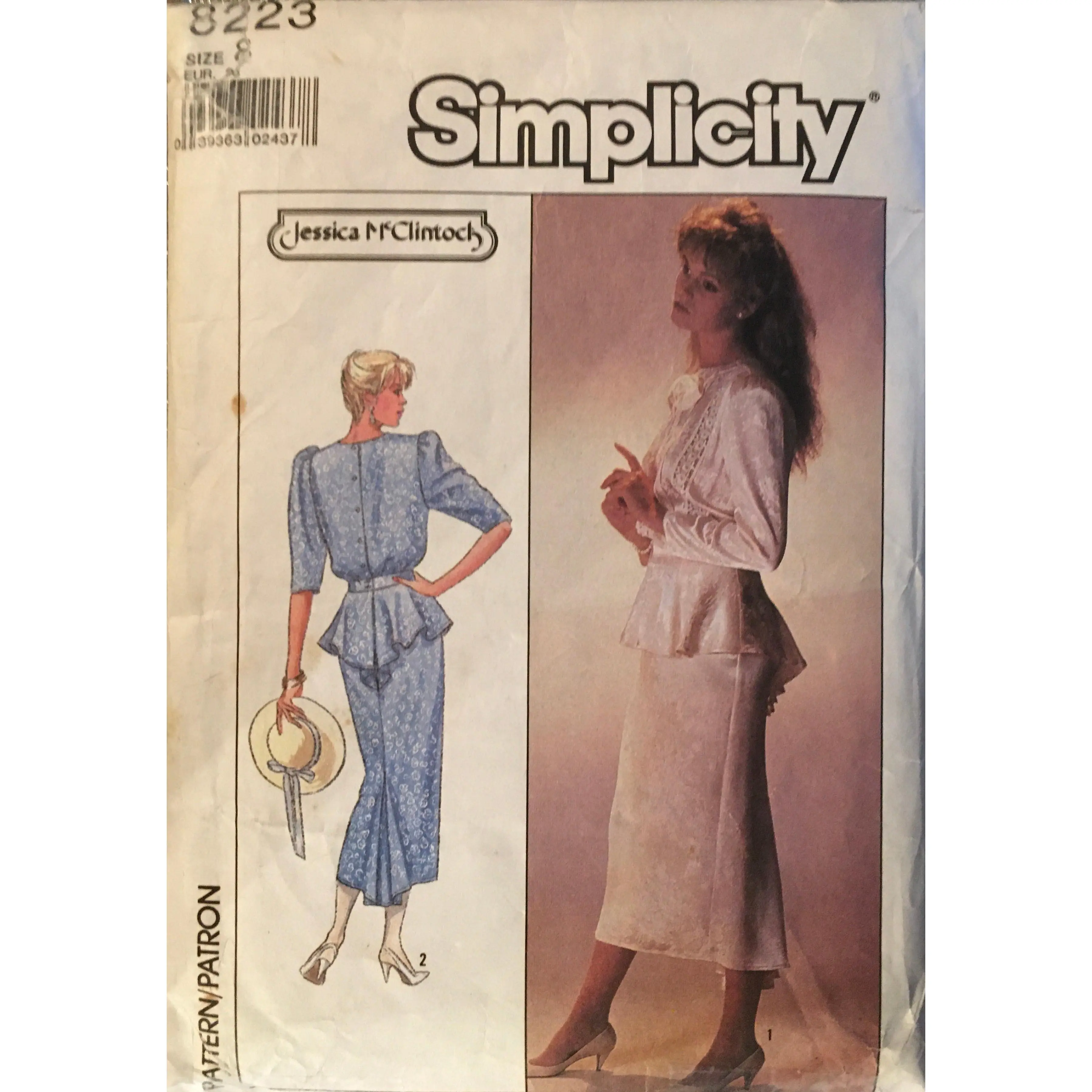 Simplicity 8223 Sewing Pattern (Vintage) CUT