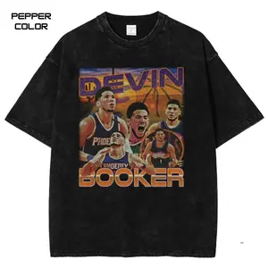 Devin Booker Vintage Graphic Tee, Basketball Classic 90s T-Shirt, Game Day Shirt, Unisex cotton crewneck shirt,Trending, All Size, Gift Basketball fans