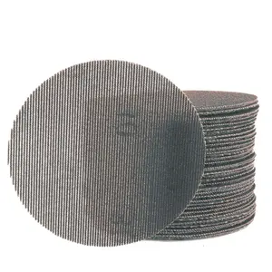50pcs 5 Inch Mesh Sanding Discs, Grind 60-400 Grit, Dust-Free Polishing for Drywall & Furniture, Compatible with Orbital Sander