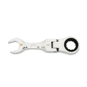 Gearwrench KD86866 16 mm 90 Tooth 12 Point Stubby Flex Combination Ratcheting Wrench