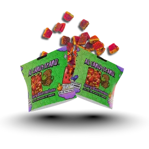 AZ Candy Stand Spicy Watermelons Dulces Enchilados 25% More Candy Arizona Made 2-Pack Bundle (10 OZ Total ) Bold Flavor Perfect for Any Occasion