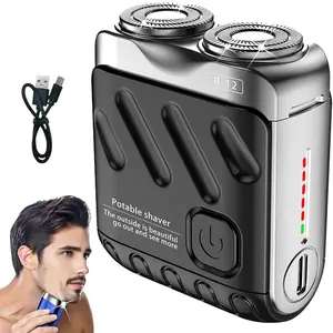 2025 Portable Electric Mini ElectricShaver, Rechargeable & Magnetic ShaverHead, Beard Care Products, New Year Gift, Easyto Clean, Lightweight Comfort outdoorfun