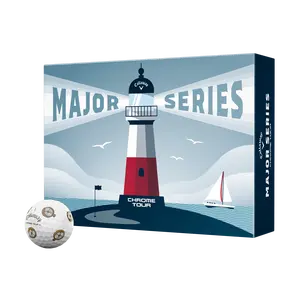 Callaway Golf Chrome Tour Major Series: June Major Golf Balls in White